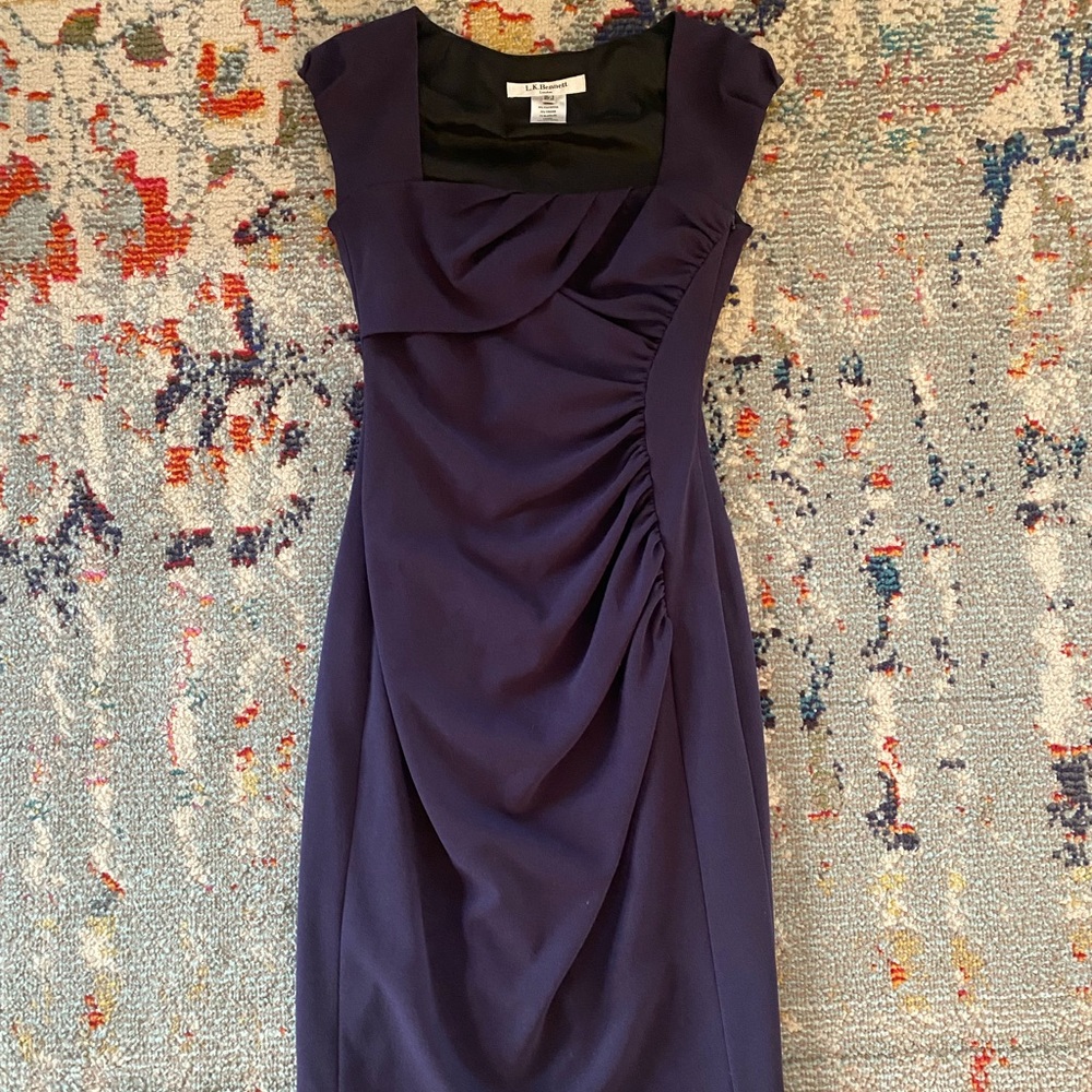 Davina Sheath Plum Purple Dress